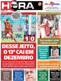 Capa do jornal Meia Hora 24/11/2025