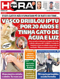 Capa do jornal Meia Hora 25/07/2025