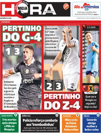 Capa do jornal Meia Hora 25/08/2025