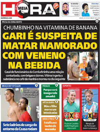 Capa do jornal Meia Hora 25/10/2025