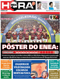 Capa do jornal Meia Hora 25/11/2025