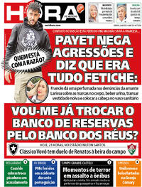 Capa do jornal Meia Hora 26/04/2025