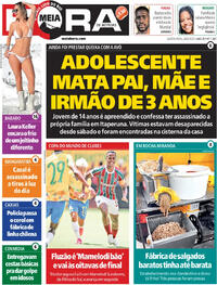 Capa do jornal Meia Hora 26/06/2025