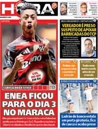 Capa do jornal Meia Hora 26/11/2025