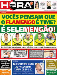 Capa do jornal Meia Hora 27/05/2025