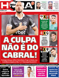 Capa do jornal Meia Hora 27/07/2025