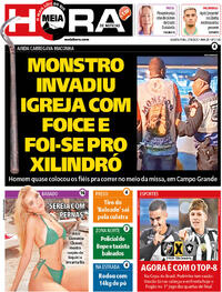 Capa do jornal Meia Hora 27/08/2025
