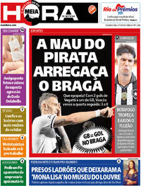 Capa do jornal Meia Hora 27/10/2025