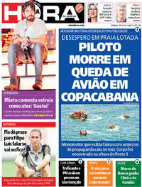 Capa do jornal Meia Hora 28/12/2025