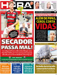 Capa do jornal Meia Hora 29/05/2025
