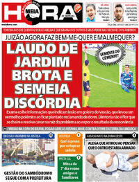 Capa do jornal Meia Hora 29/07/2025