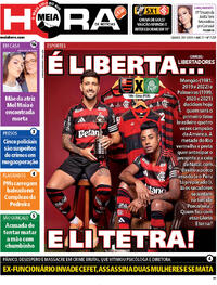 Capa do jornal Meia Hora 29/11/2025