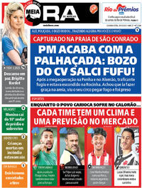 Capa do jornal Meia Hora 29/12/2025