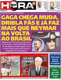 Capa do jornal Meia Hora 30/04/2025