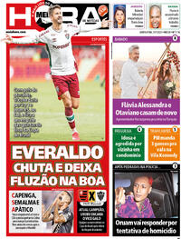 Capa do jornal Meia Hora 31/07/2025