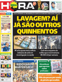 Capa Jornal Meia Hora