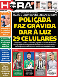 Capa do jornal Meia Hora 02/01/2026