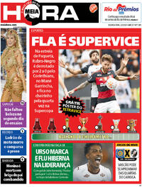 Capa do jornal Meia Hora 02/02/2026