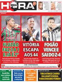 Capa do jornal Meia Hora 02/04/2026
