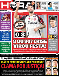 Capa do jornal Meia Hora 03/03/2026