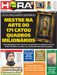 Capa do jornal Meia Hora 04/06/2026