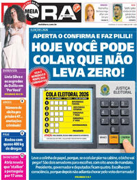 Capa Jornal Meia Hora