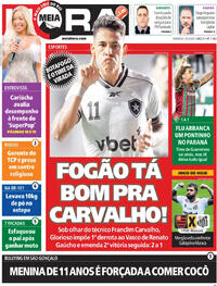 Capa do jornal Meia Hora 05/04/2026