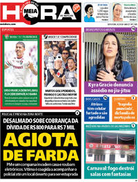 Capa do jornal Meia Hora 06/02/2026