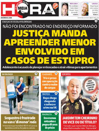 Capa do jornal Meia Hora 06/03/2026