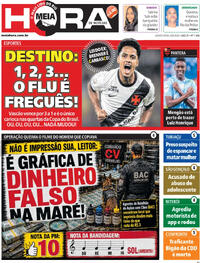 Capa do jornal Meia Hora 06/08/2026