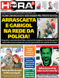 Capa do jornal Meia Hora 07/01/2026