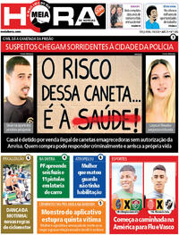 Capa do jornal Meia Hora 07/04/2026