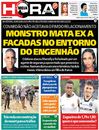 Capa do jornal Meia Hora 08/01/2026