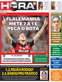 Capa do jornal Meia Hora 08/02/2026