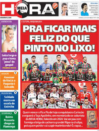 Capa do jornal Meia Hora 08/03/2026