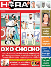 Capa do jornal Meia Hora 08/04/2026