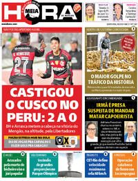 Capa do jornal Meia Hora 09/04/2026