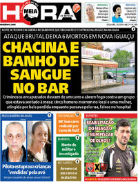 Capa do jornal Meia Hora 10/02/2026