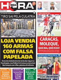 Capa do jornal Meia Hora 10/04/2026