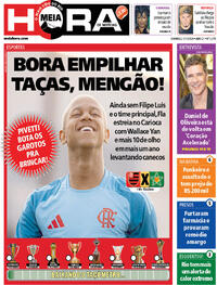 Capa do jornal Meia Hora 11/01/2026