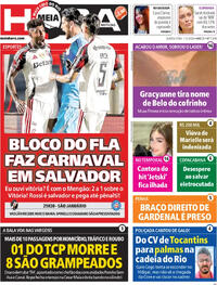 Capa do jornal Meia Hora 11/02/2026