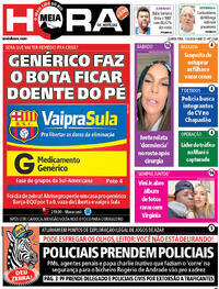 Capa do jornal Meia Hora 11/03/2026