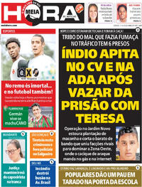 Capa do jornal Meia Hora 11/04/2026