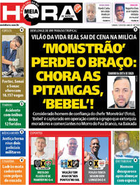 Capa Jornal Meia Hora