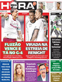 Capa do jornal Meia Hora 13/03/2026
