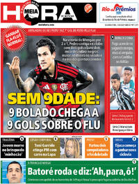 Capa do jornal Meia Hora 13/04/2026