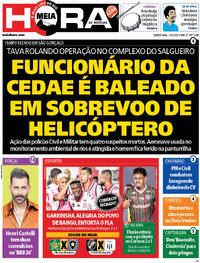 Capa do jornal Meia Hora 15/01/2026