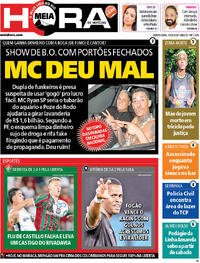 Capa do jornal Meia Hora 16/04/2026