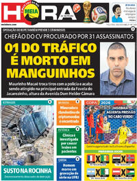 Capa Jornal Meia Hora