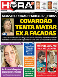 Capa do jornal Meia Hora 17/01/2026